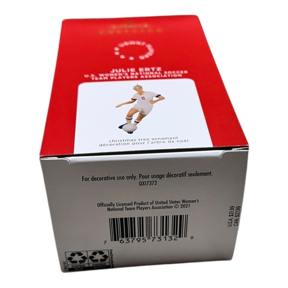 Hallmark  2021 Julie Ertz US Women’s National Soccer Team Keepsake Ornament - Picture 5 of 5